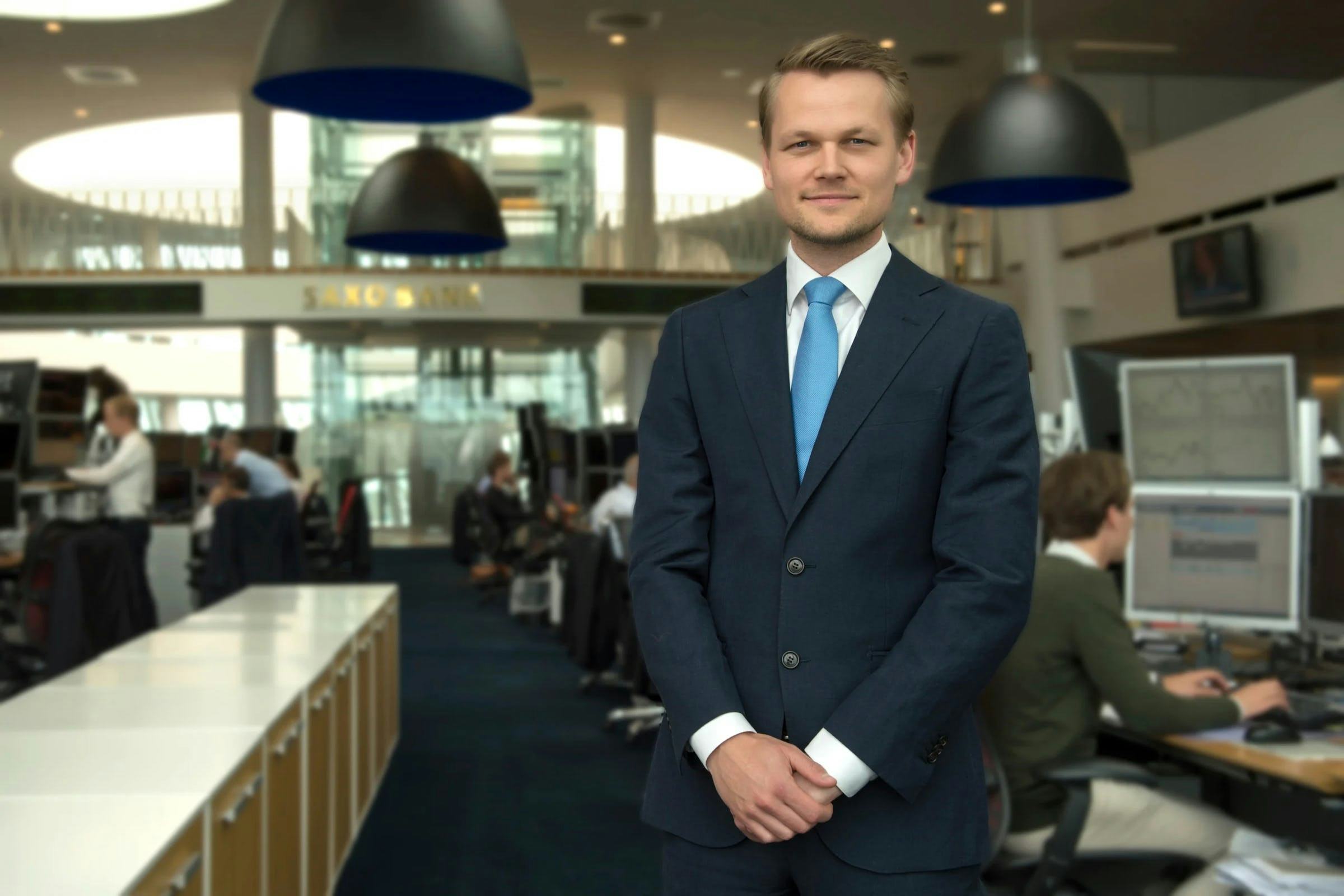 Peter Garny, aandelenstrateeg van de Deense Saxo Bank