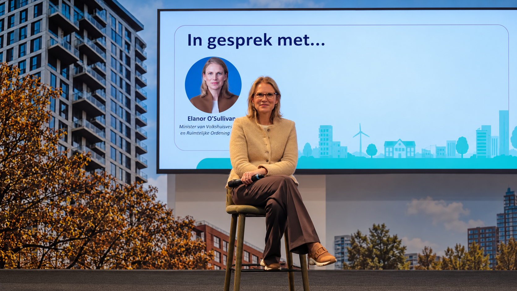 De foto is genomen op de Provada, waarbij de andere personen door AI zijn weggelaten. 